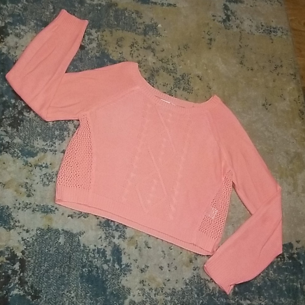 Juniors cropped sweater - Picture 3 of 14